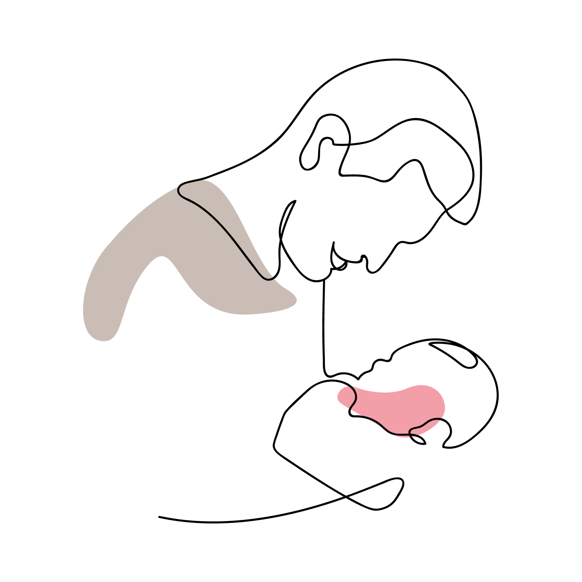 悲しい顔の息子