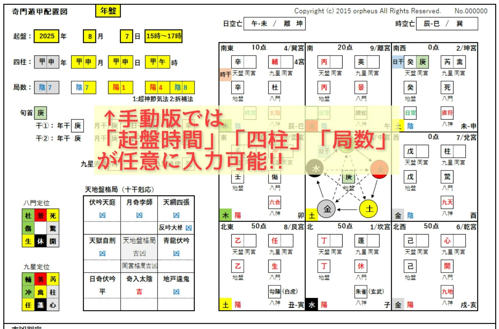 最新奇門遁甲術入門　奇門遁甲盤 [磁石吸引で遁甲盤を作る]五行易　易断　易占 Amazon.co.jp: 増補改訂版 最新奇門遁甲術入門 (エルブックス