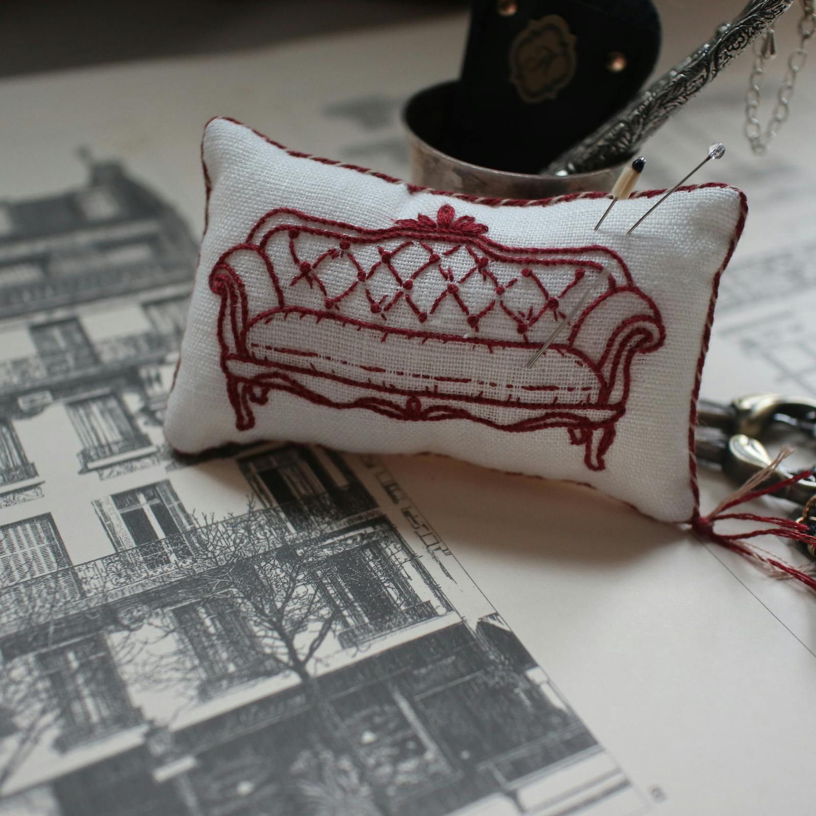 フランス刺繍の図案、無料プレゼント