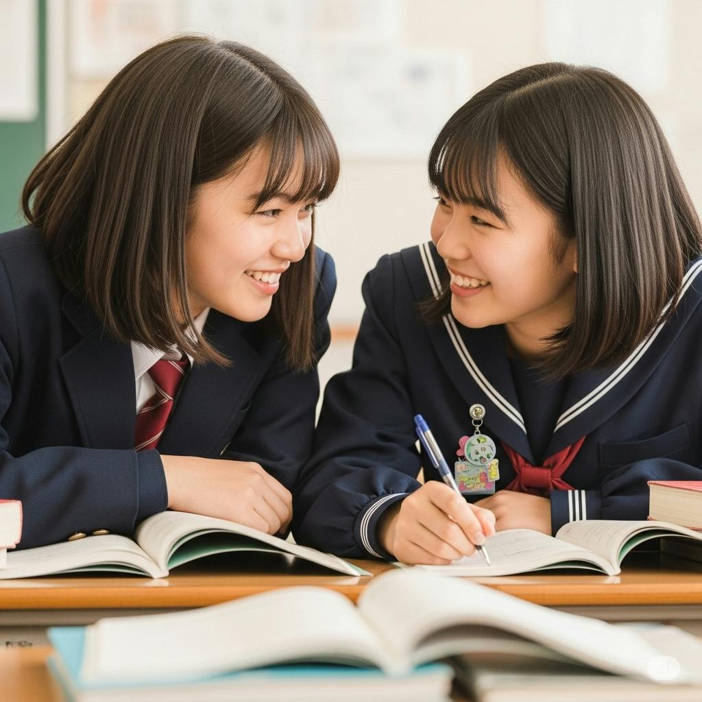 子どもに寄り添って指導している先生