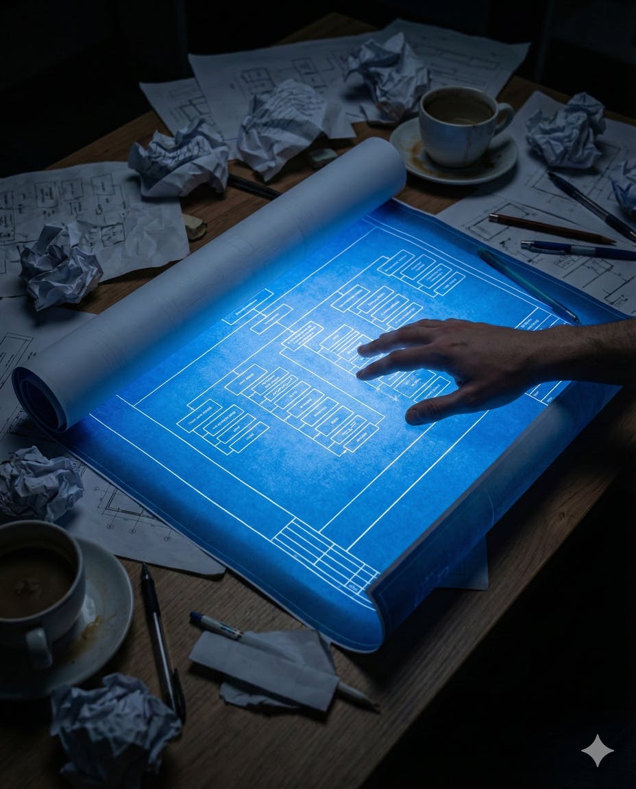 【発見】発光する青写真（ブループリント）