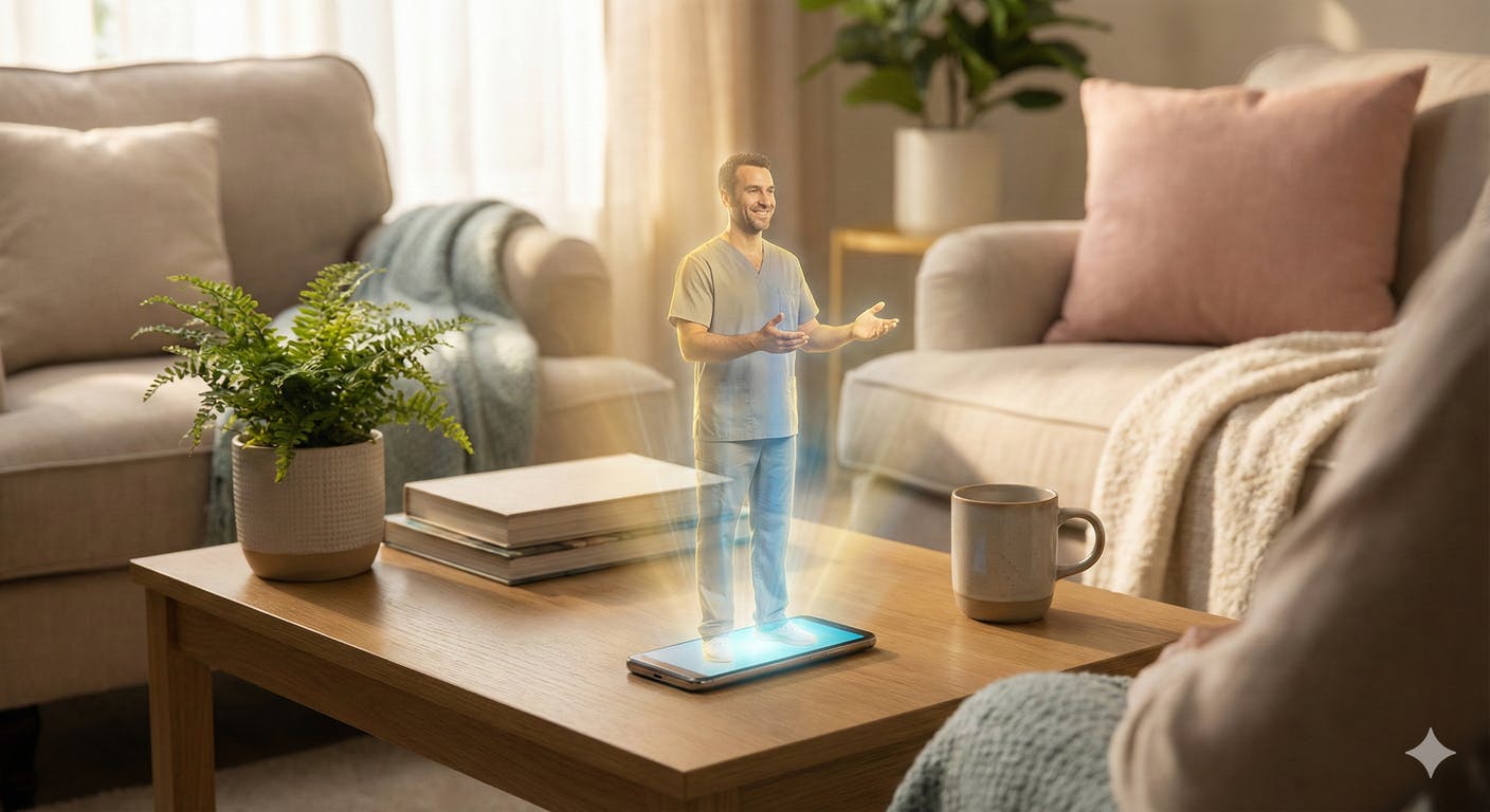 【分身の派遣】 スマホから現れる「小さな先生」