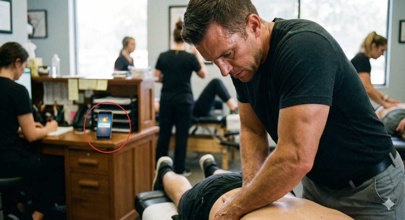 【分身の働き】 忙しい施術と、ひっそり鳴るスマホ  