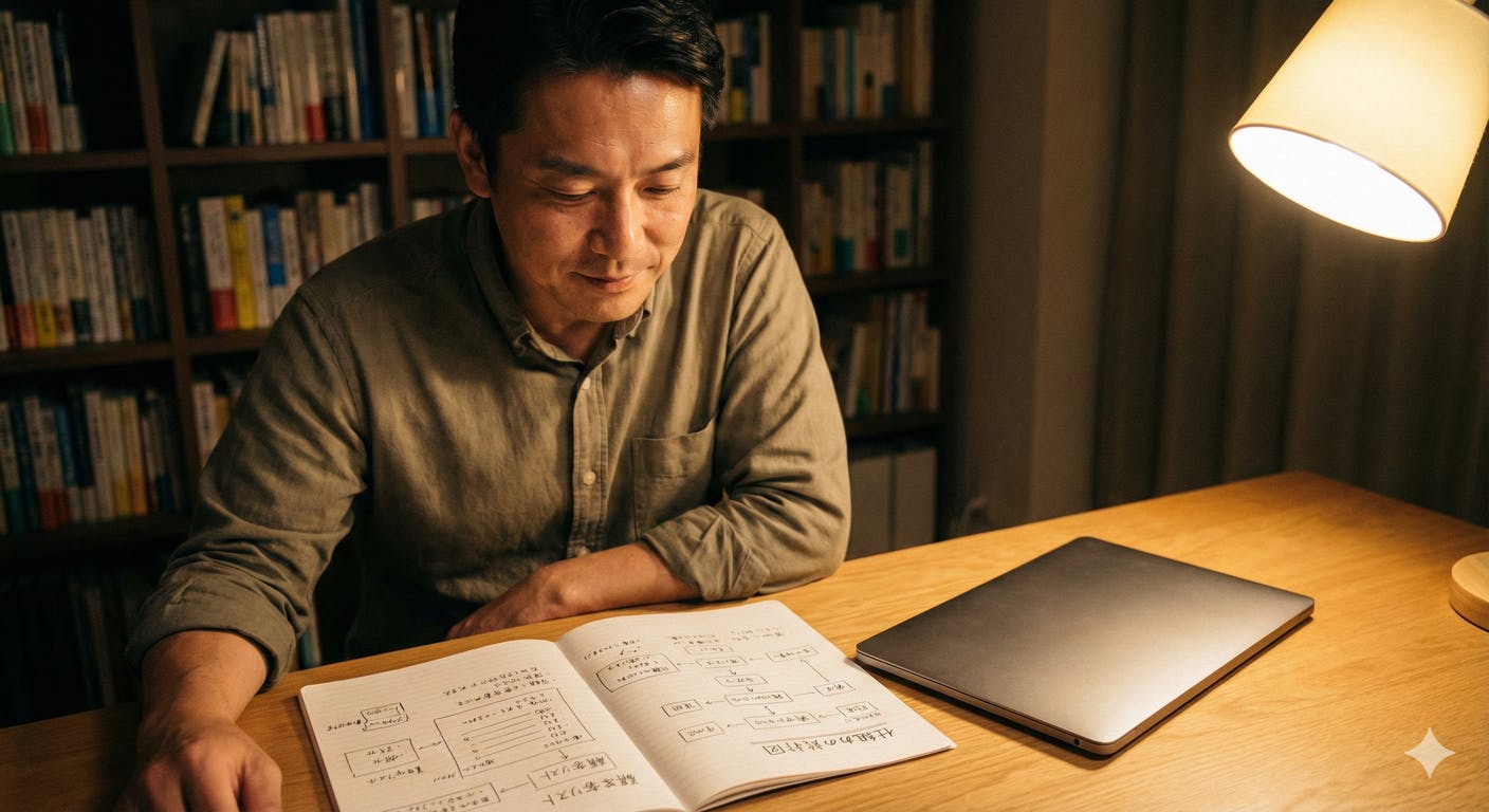 【未来への種蒔き】 閉じたPCと、確かな「仕組み」