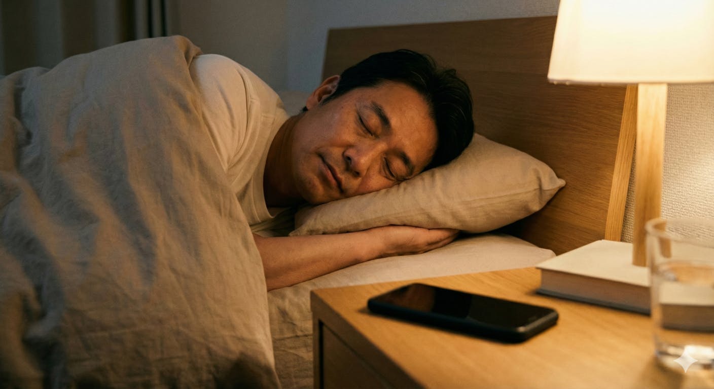 【解放の睡眠】 スマホを伏せて、泥のように眠る