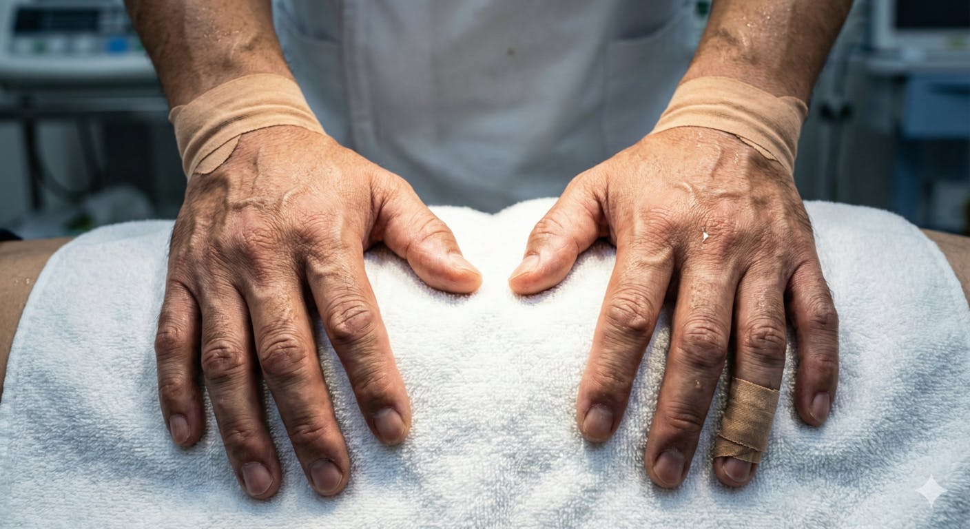 【深刻化：職人の鎖】酷使された美しい「手」