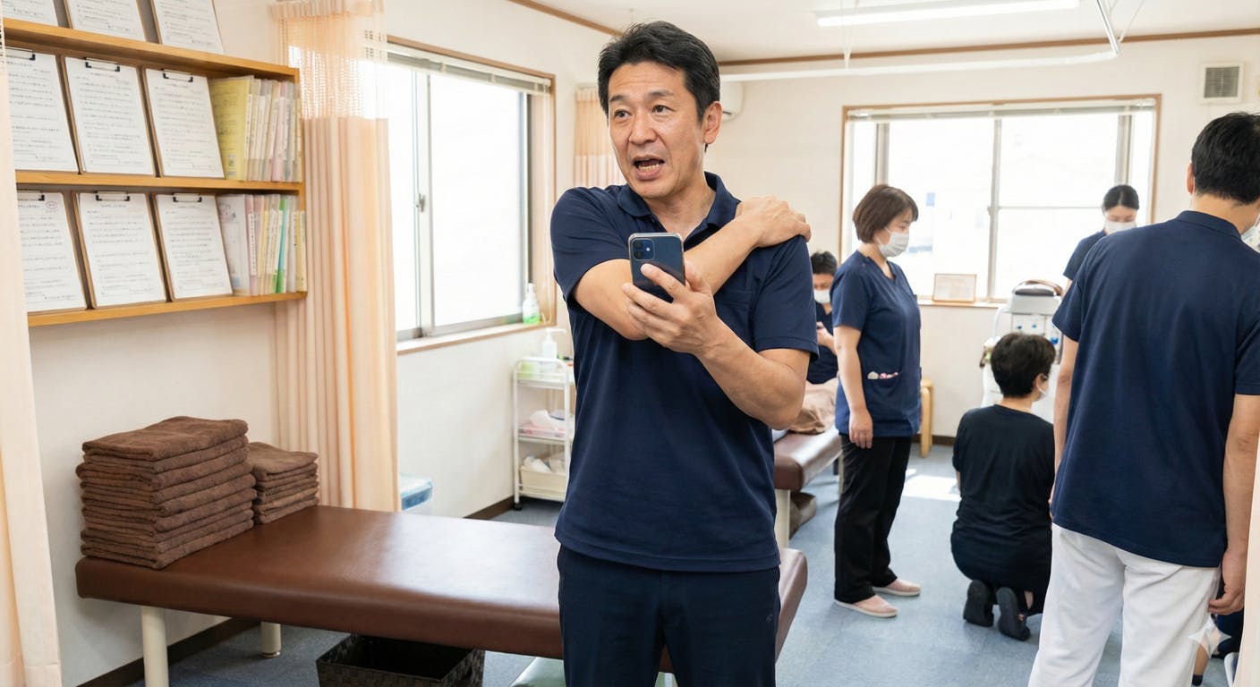 【行動の開始】散らかった院での「5分間の撮影」