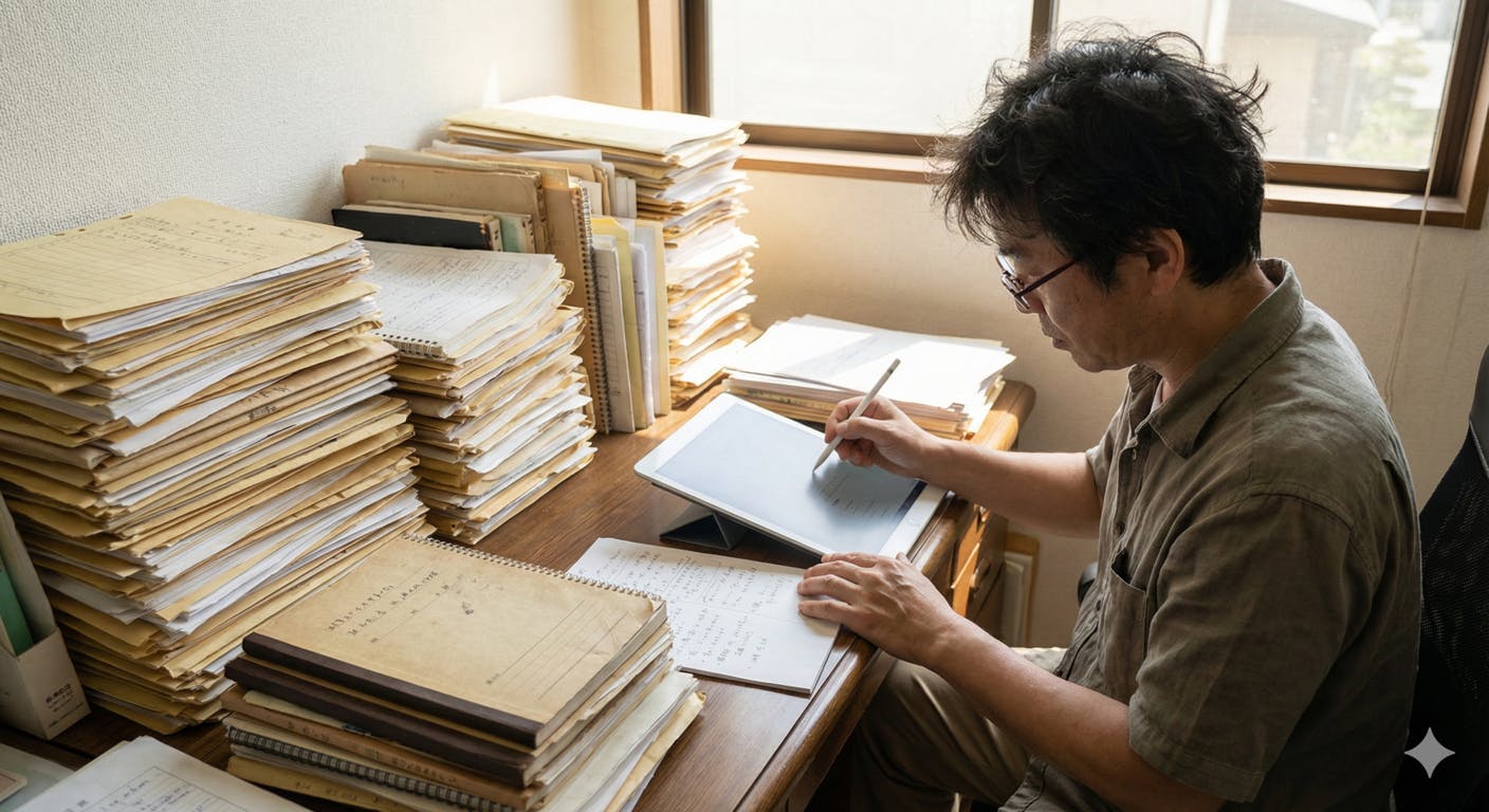【資産の再発見】膨大なカルテと一台のタブレット