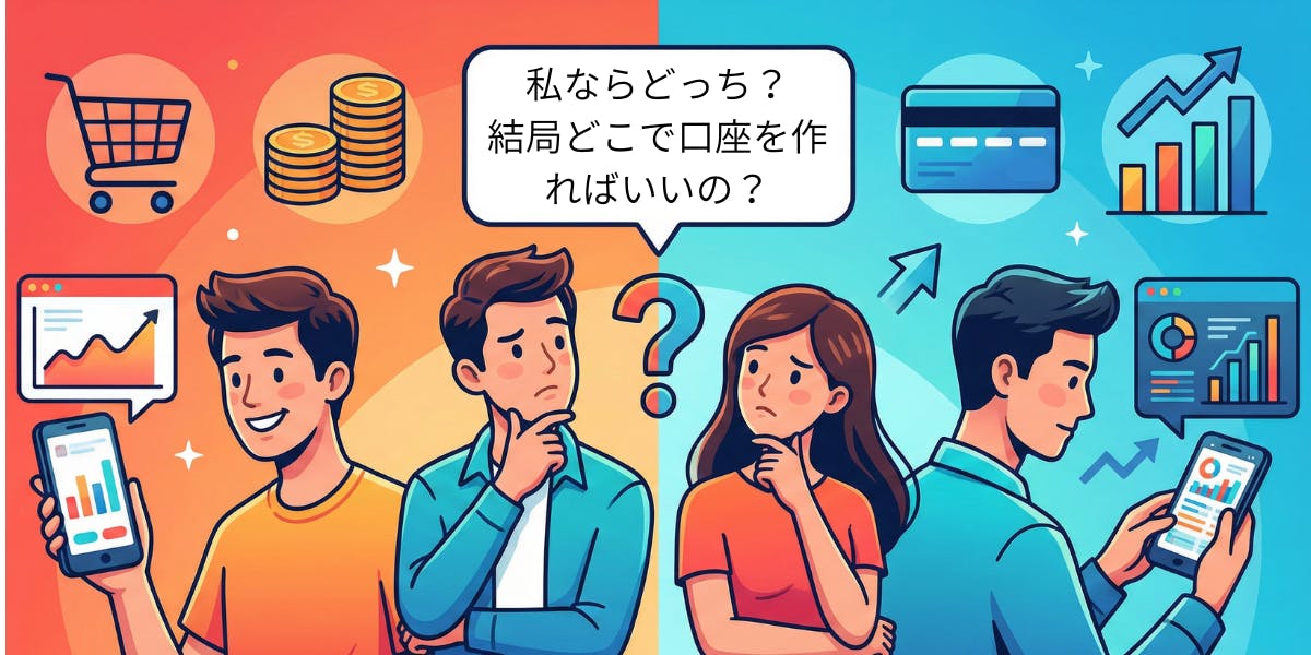 【失敗しない】楽天証券とSBI証券どっちが正解？損したくない初心者のための「最終