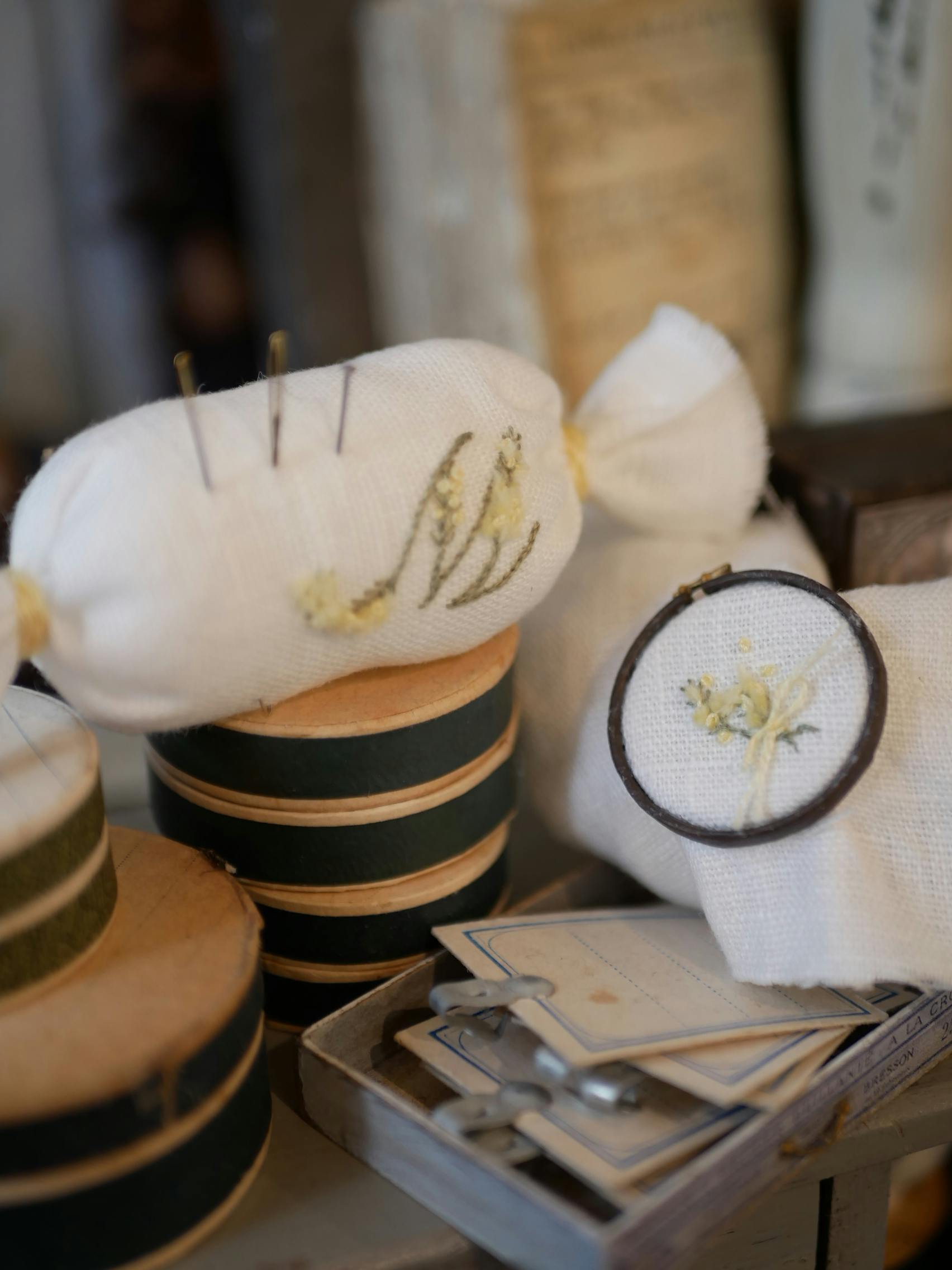 ミモザ刺繍のワークショップは初心者さんでも安心してご参加できます