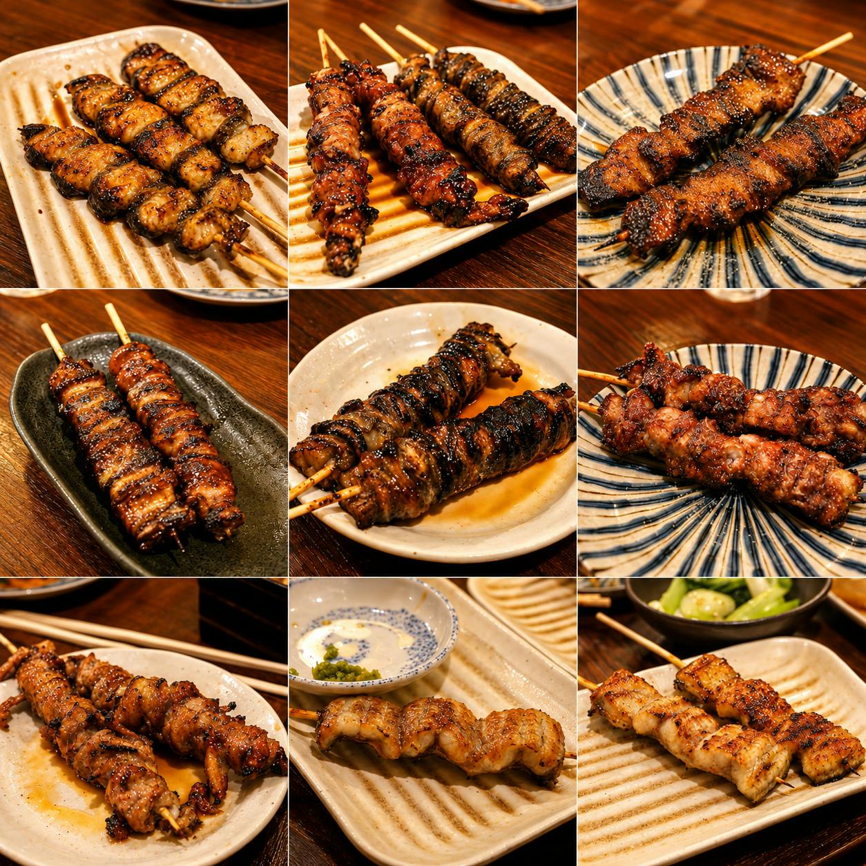 鰻串焼き