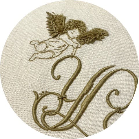 モノグラム刺繍刺し方教室